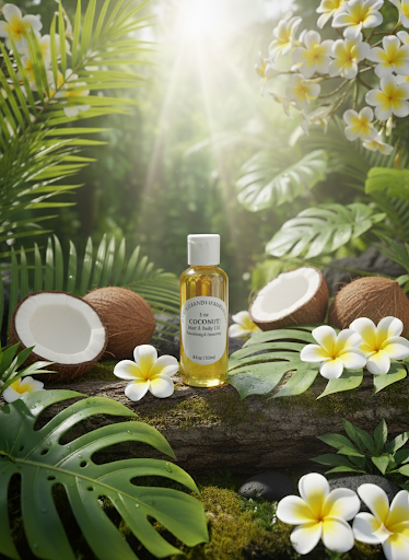 Pacific Islands Handicrafts Coconut Hair & Body Oil