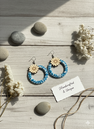 Mahina Bohemian Style Hoop Earrings